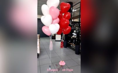 Сердечки латексные