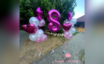 Набор 2 цифра 8 и 2 фонтана